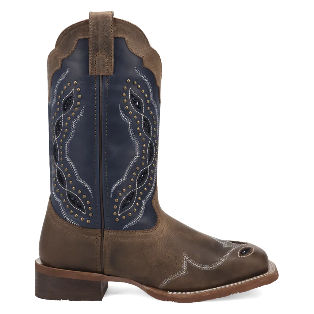 LAREDO Boots Laredo Women's Brown & Navy Dragonfly Western Boots 2035
