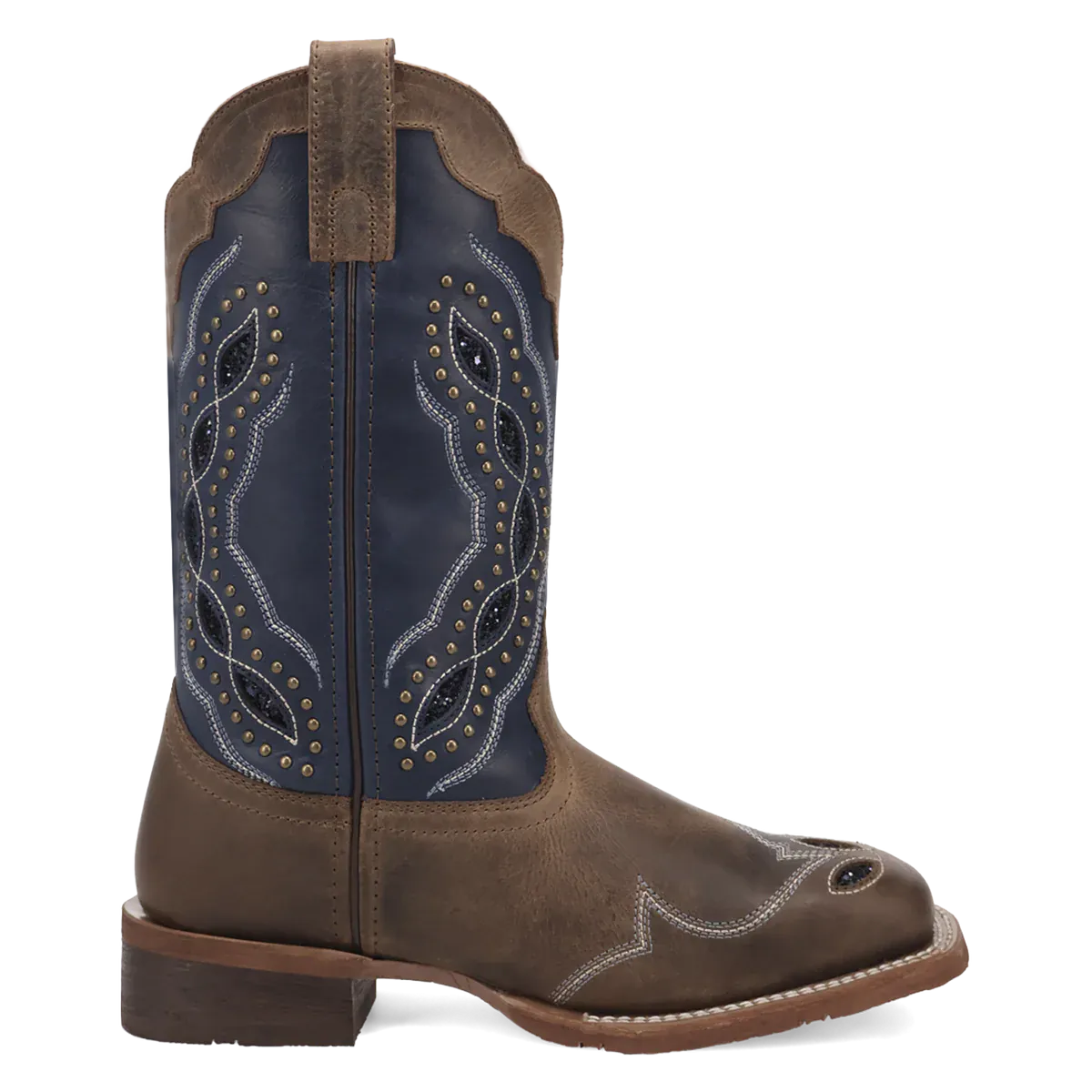 LAREDO Boots Laredo Women's Brown & Navy Dragonfly Western Boots 2035