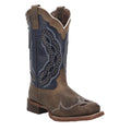 LAREDO Boots Laredo Women's Brown & Navy Dragonfly Western Boots 2035