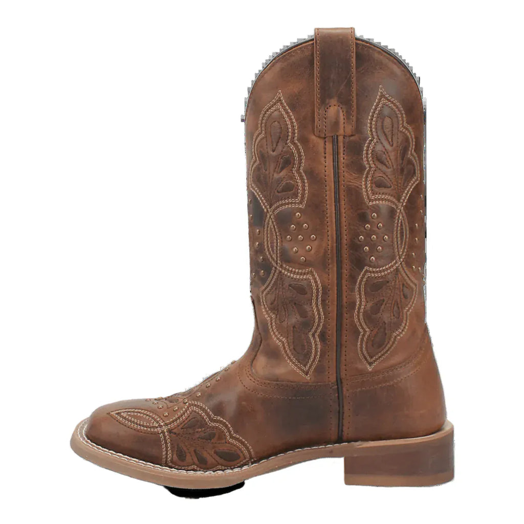 LAREDO Boots Laredo Women's Camel Dionne Embroidered Western Boots 5972