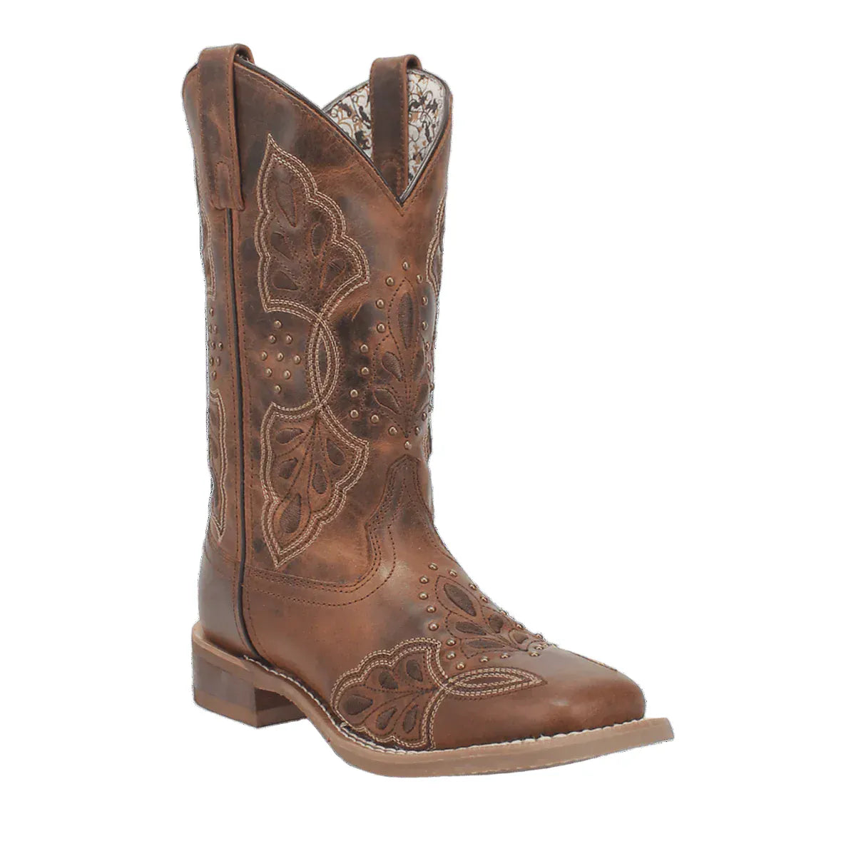 LAREDO Boots Laredo Women's Camel Dionne Embroidered Western Boots 5972