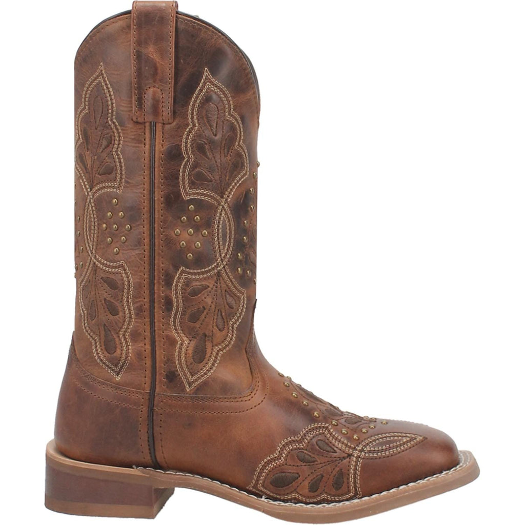 LAREDO Boots Laredo Women's Dionne Camel Leather Cowgirl Boots 5972