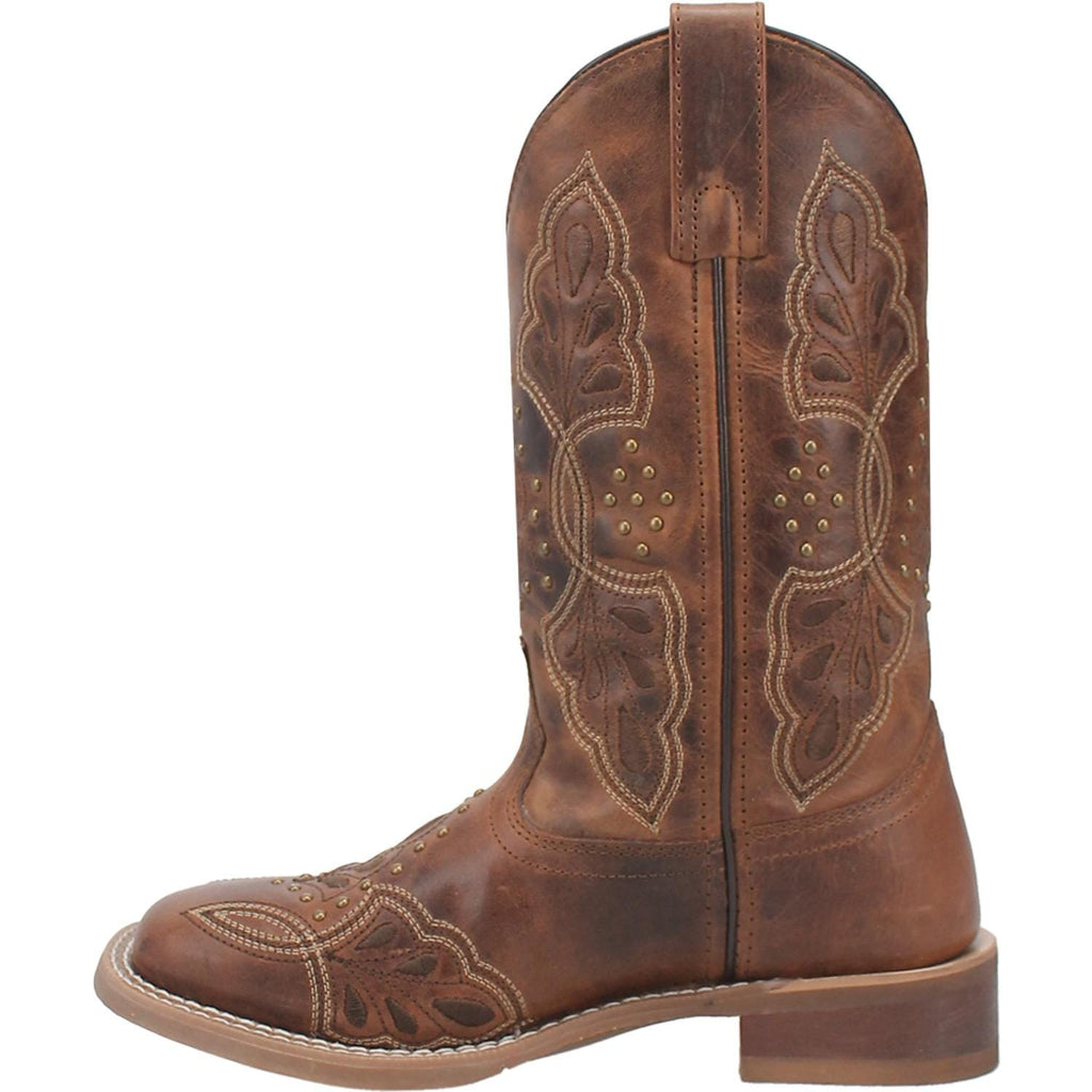 LAREDO Boots Laredo Women's Dionne Camel Leather Cowgirl Boots 5972