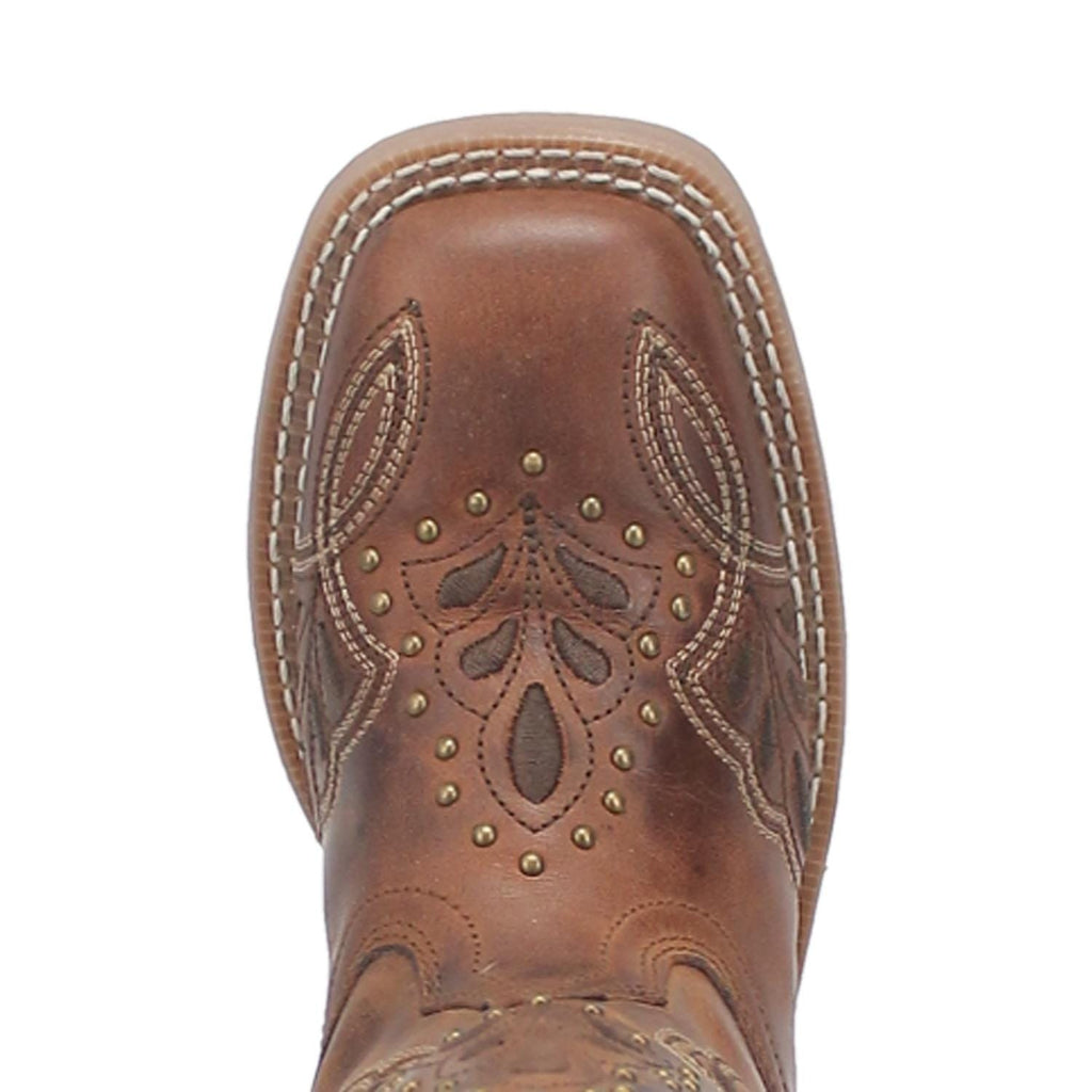 LAREDO Boots Laredo Women's Dionne Camel Leather Cowgirl Boots 5972