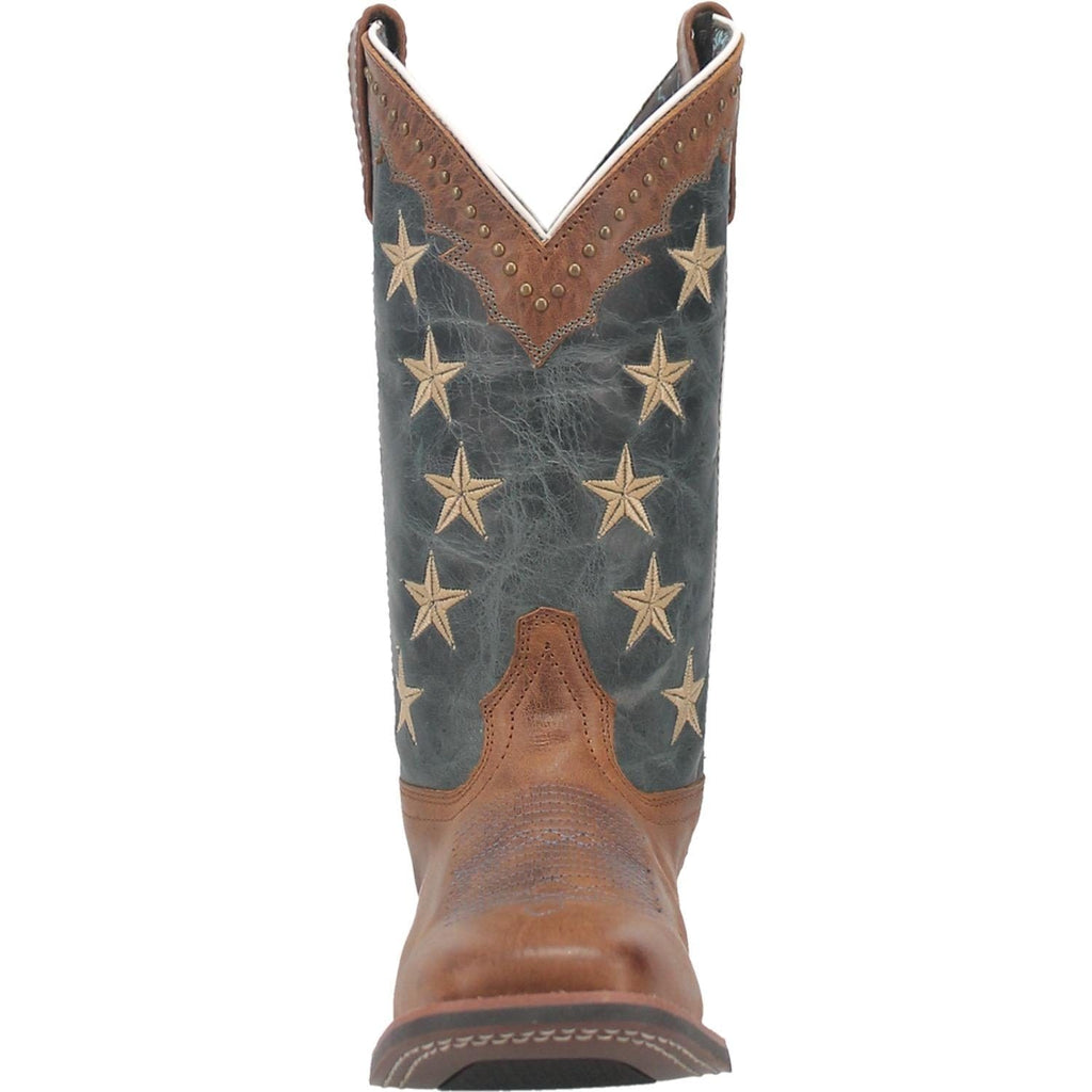 LAREDO Boots Laredo Women's Early Star Tan Leather Cowgirl Boots 5897