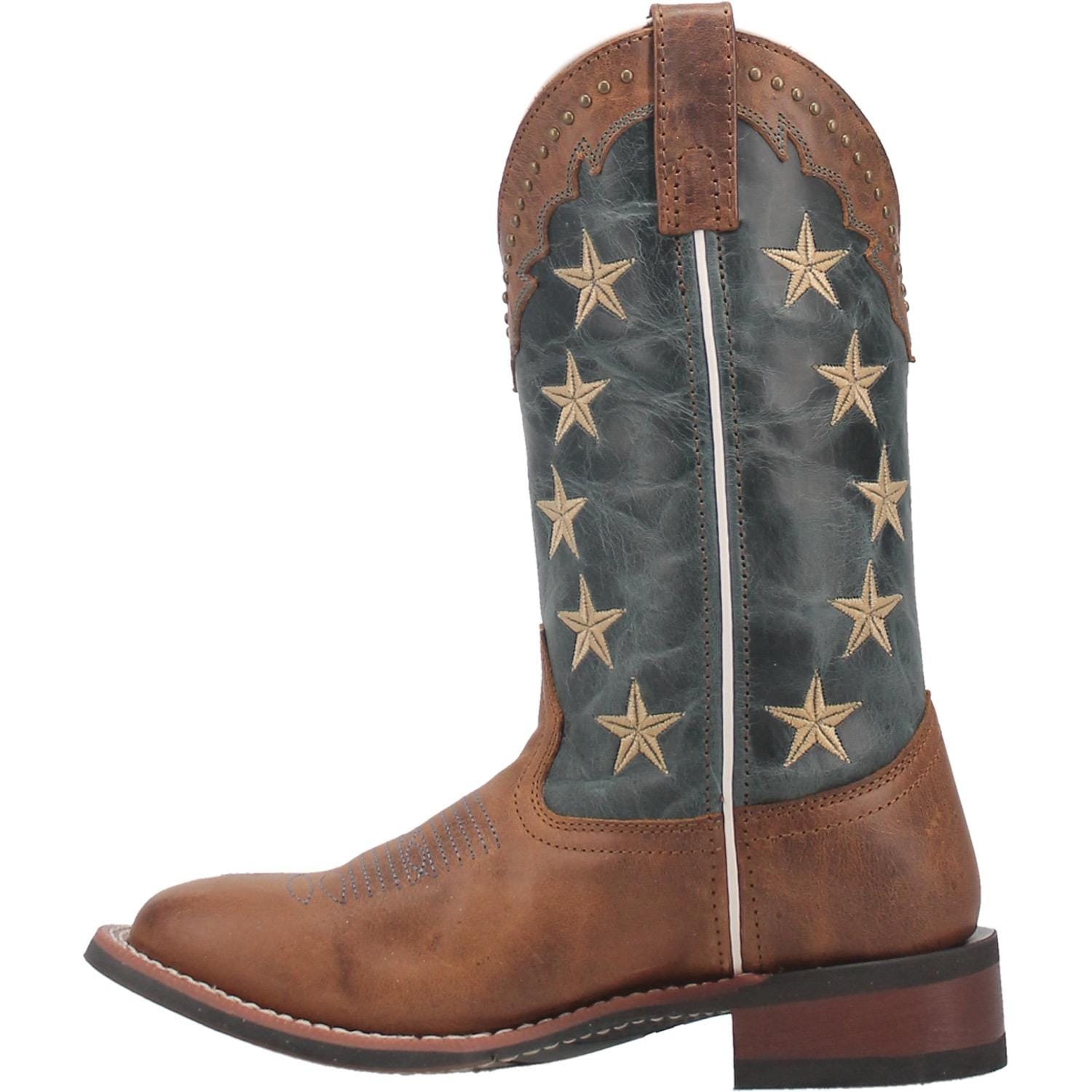 LAREDO Boots Laredo Women's Early Star Tan Leather Cowgirl Boots 5897