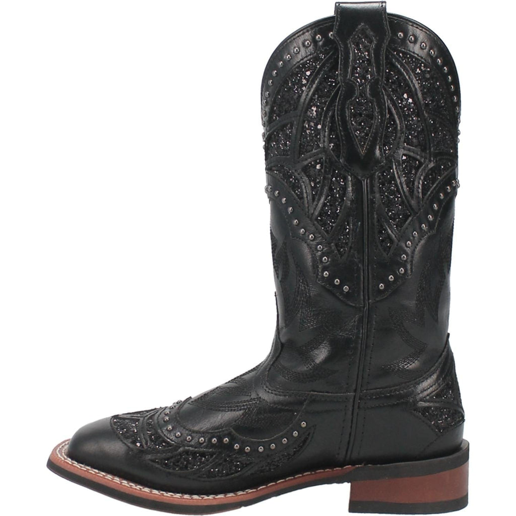 LAREDO Boots Laredo Women's Eternity Black Leather Cowgirl Boots 5970