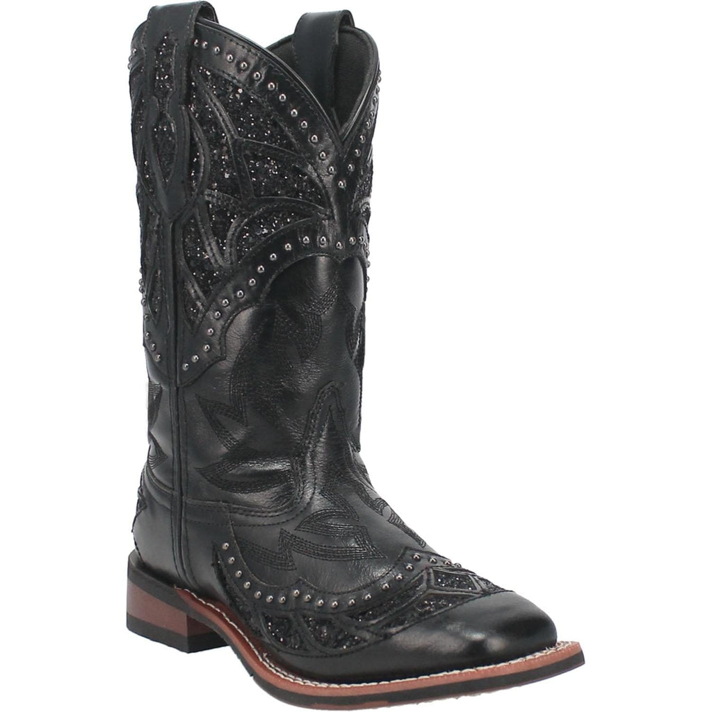 LAREDO Boots Laredo Women's Eternity Black Leather Cowgirl Boots 5970