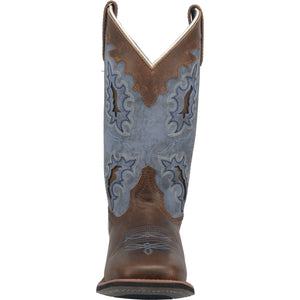 LAREDO Boots Laredo Women's Isla Brown Leather Cowgirl Boots 5666
