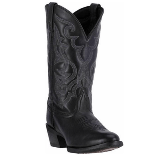 Laredo Women's Maddie Black Round Toe Western Boots 51110