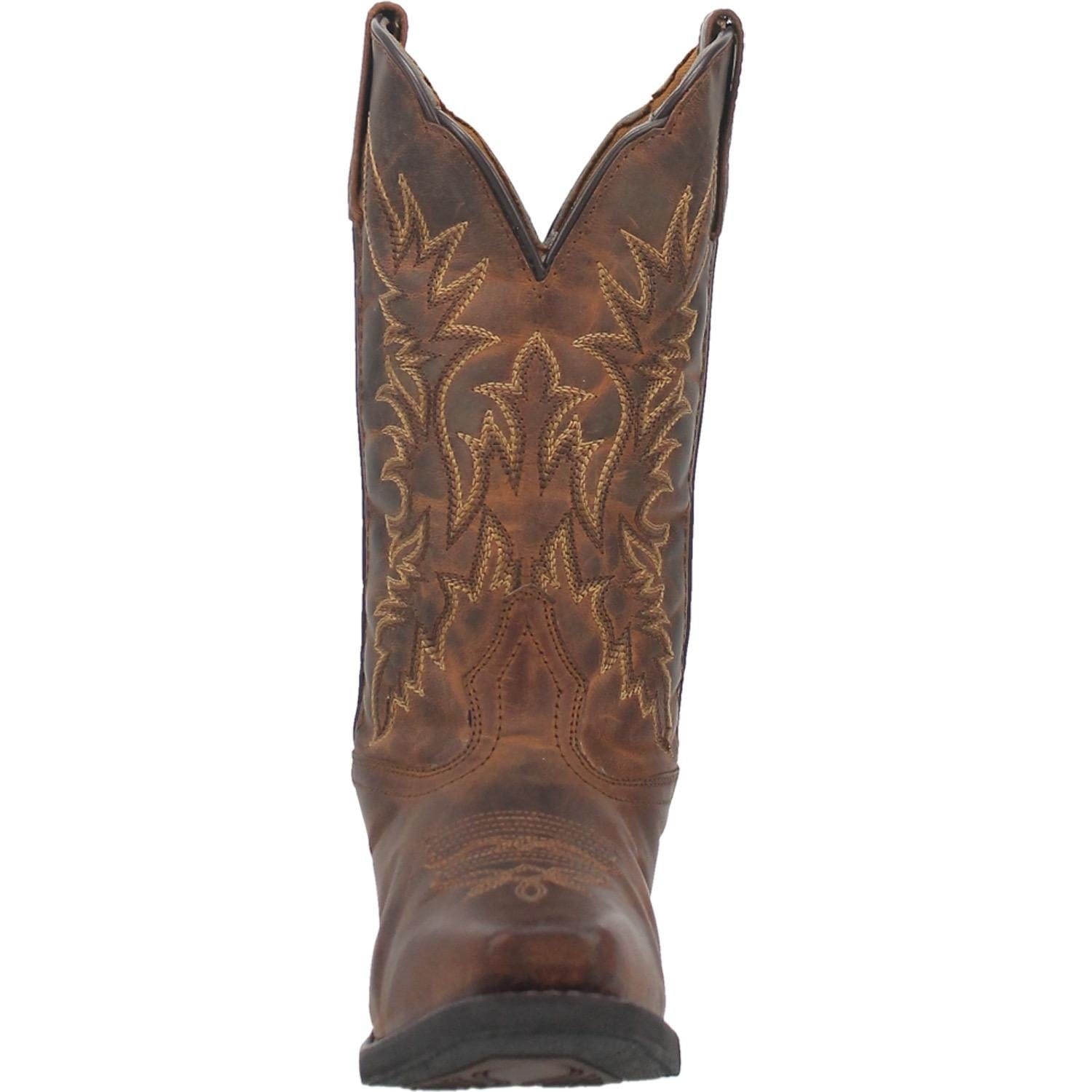 LAREDO Boots Laredo Women's Malinda Tan Leather Cowgirl Boots 51134