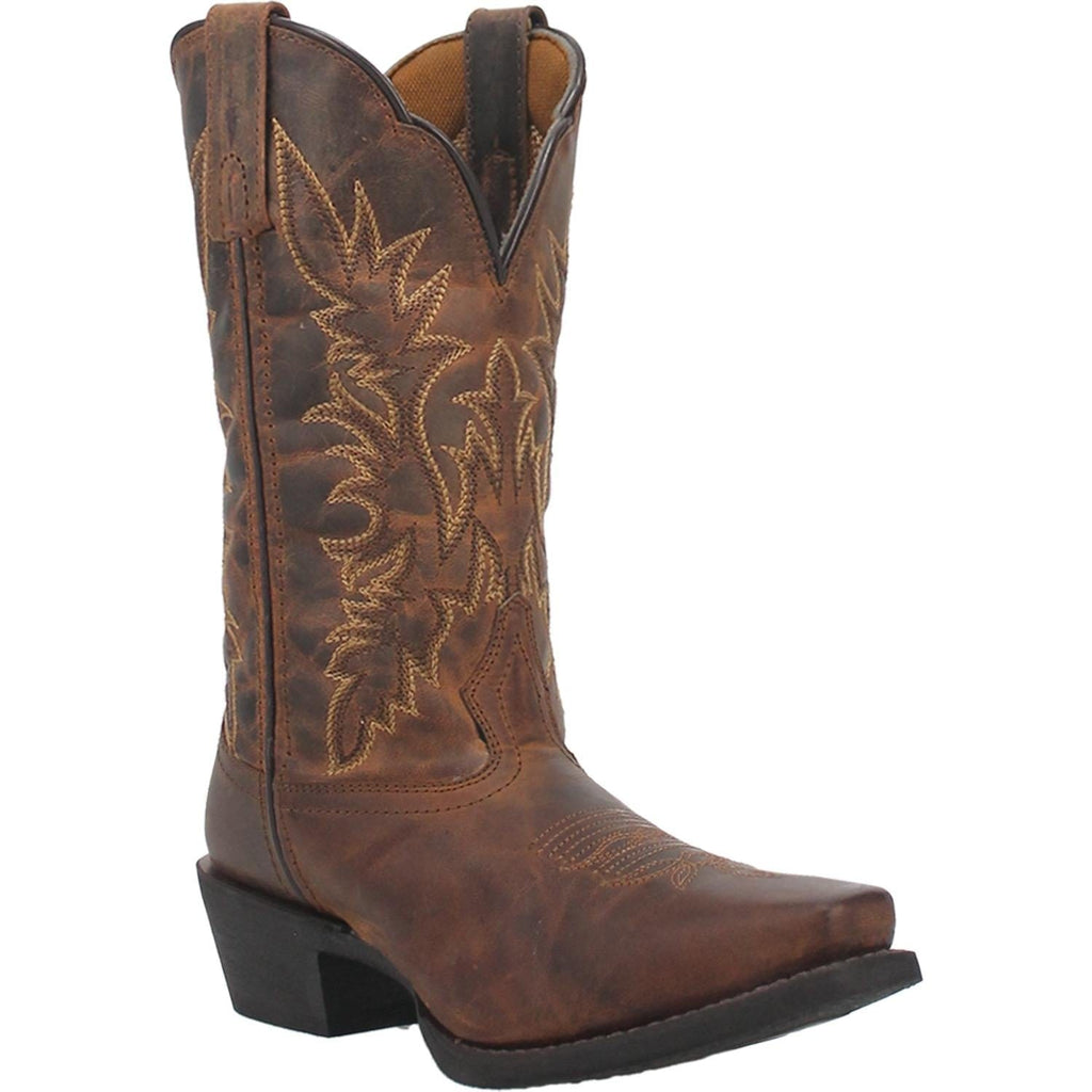 LAREDO Boots Laredo Women's Malinda Tan Leather Cowgirl Boots 51134