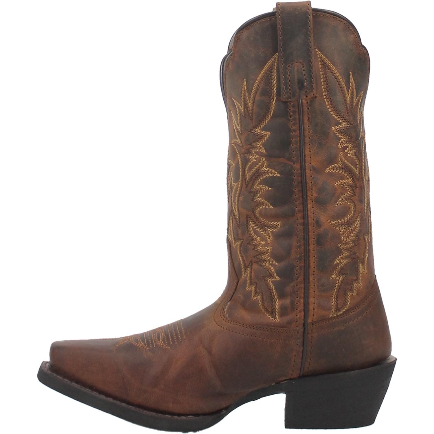 LAREDO Boots Laredo Women's Malinda Tan Leather Cowgirl Boots 51134