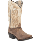 LAREDO Boots Laredo Women's Myra Sand White Western Boots 51091
