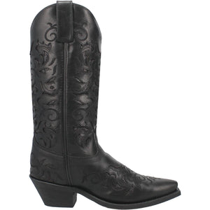 LAREDO Boots Laredo Women's Night Sky Black Leather Cowgirl Boots 52450