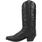 LAREDO Boots Laredo Women's Night Sky Black Leather Cowgirl Boots 52450