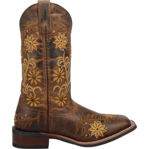LAREDO Boots Laredo Women's Secret Garden Brown Leather Cowgirl Boots 5822