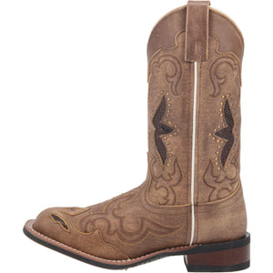 LAREDO Boots Laredo Women's Spellbound Tan Leather Cowgirl Boots 5661