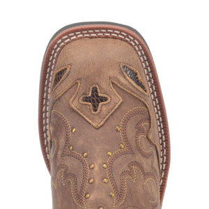 LAREDO Boots Laredo Women's Spellbound Tan Leather Cowgirl Boots 5661