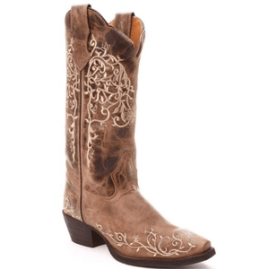 LAREDO Boots Laredo Women's Taupe Jasmine Cowboy Boots 52177