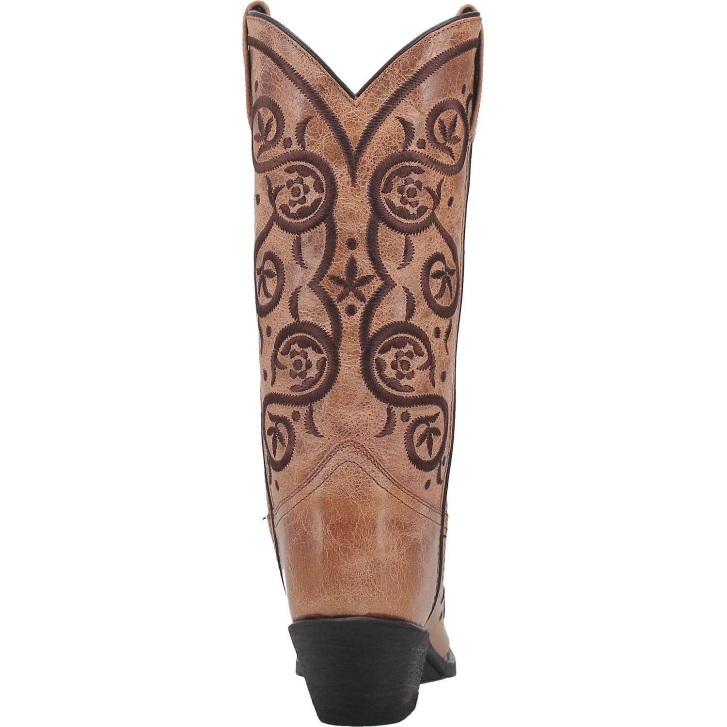 Laredo Women's Whirlaway Taupe Brown Snip Toe Western Boots 52422