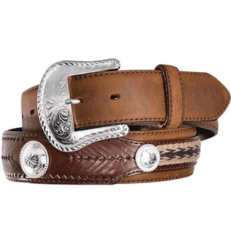 Leegin Belts Tony Lama Men's Duke Brown Leather Belt 7239L