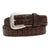 LEEGIN Belts Tony Lama Men's Leegin Chocolate Brown Caiman Print Leather Belt C40188