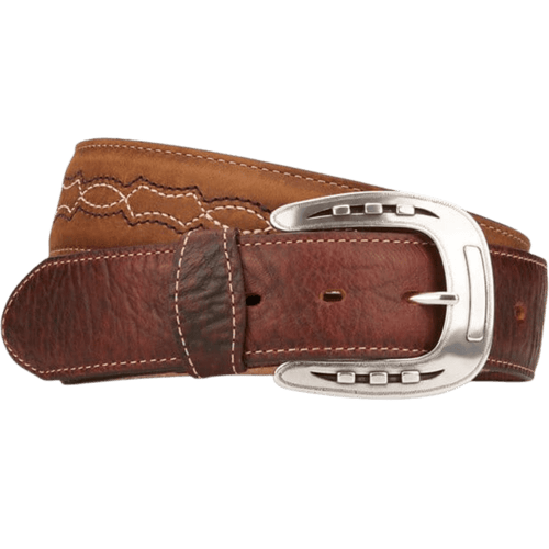 Tonylamaブラウンレザーベルト Tony Lama Men's Maverick Brown Belt C42745 – Russell's Western