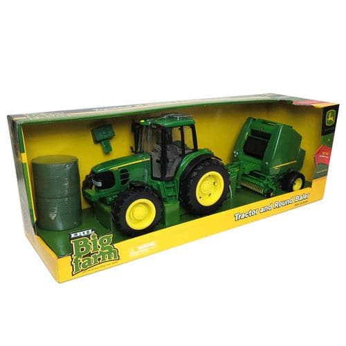 Legacy Toys Toys Big Farm 1:16 John Deere Tractor And Baler Set