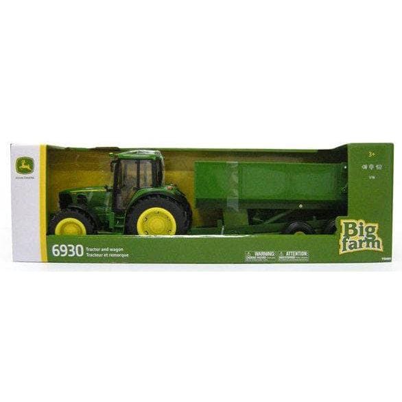 Legacy Toys Trains & Vehicles Big Farm 1:16 John Deere 6930 with Dump Wagon