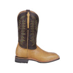 LUCCHESE BOOTS Boots Lucchese Men's Rudy Tan/Chocolate Horseman Barn Boots M4091.WF