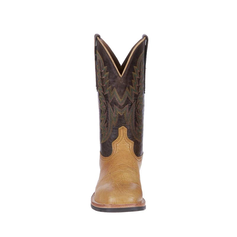 LUCCHESE BOOTS Boots Lucchese Men's Rudy Tan/Chocolate Horseman Barn Boots M4091.WF