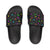 Lucky Chuck™ Shoes Black / US 6 Arrow & Cactus Women's PU Slide Sandals