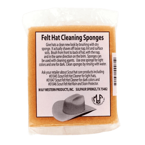 M&F WESTERN Accessories M&F Western Men's Felt Hat Cleaning Sponges 01032