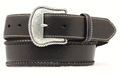 M&F WESTERN Belt Nocona Men's Black Lace Edge Concho Western Belt N2475601