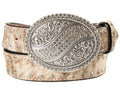 M&F WESTERN Belts Angel Ranch Women's Light Brown Calf Hair Western Belt D140010237