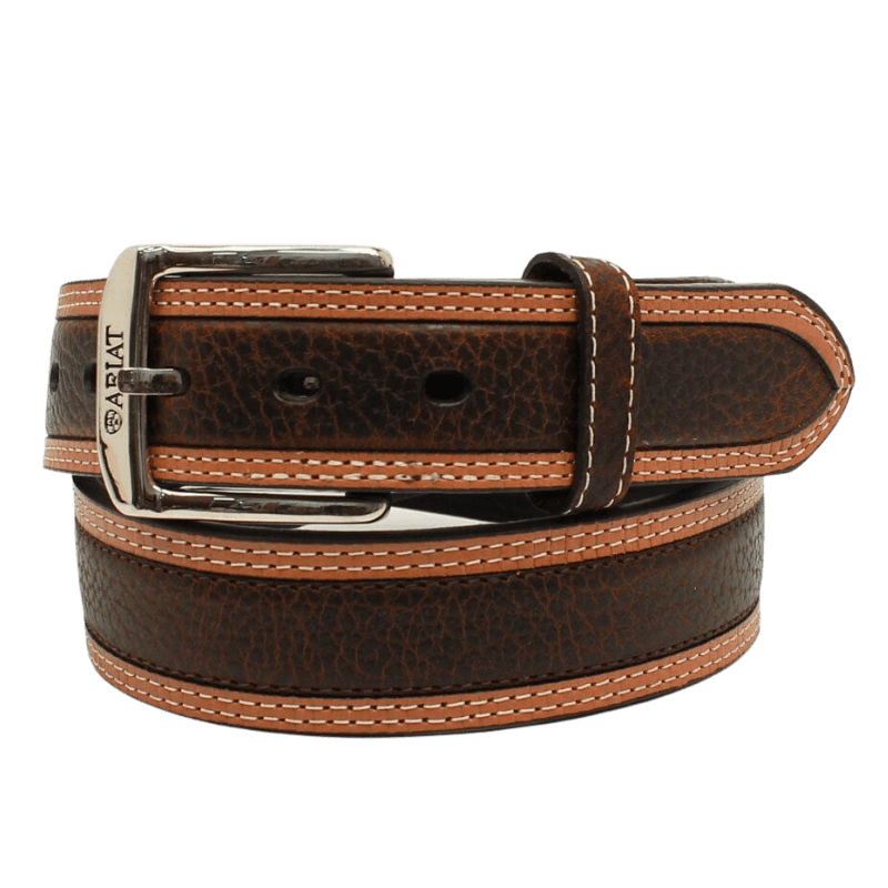 Ariat Men's Two-Toned Brown Belt A10004305 - Russell's Western