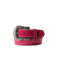 M&F WESTERN Belts Ariat Women's Hot Pink Embroidered Western Belt A1568029