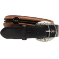 M&F WESTERN Belts Justin Men's Black/Copper Fenced in Belt - C10813
