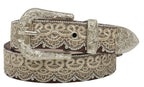 M&F WESTERN Belts M&F Western Women's Brown Beaded Overlay Rhinestone Belt DA3650