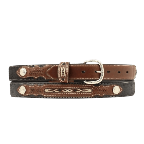 Nocona Kids Conchos and Fabric Southwestern Belt N4415801