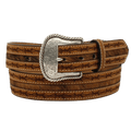 M&F WESTERN Belts Nocona Men's Brown Barbwire Edges Belt N2410208