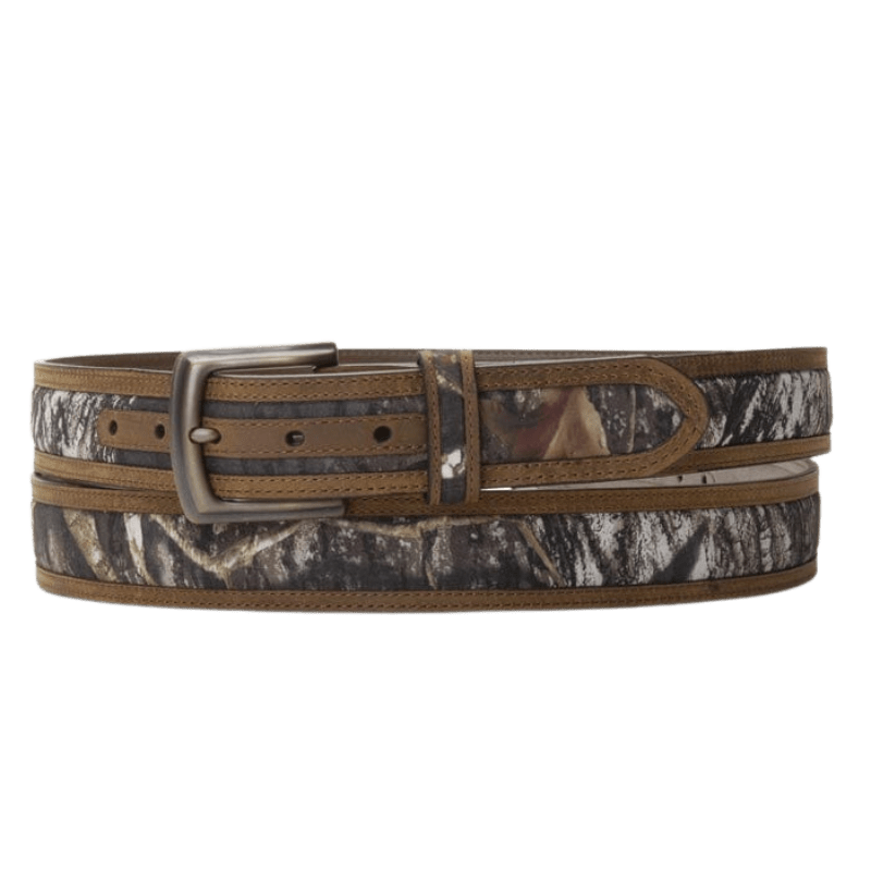 M&F WESTERN Belts Nocona Men's Brown & Camo Inlay Leather Belt N24362222