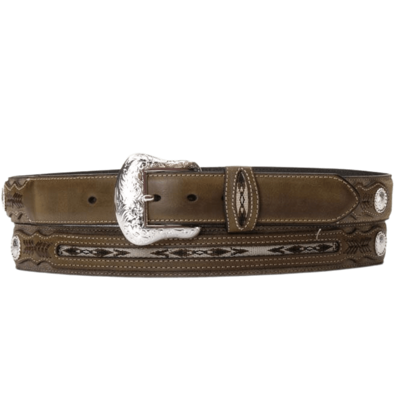 M&F WESTERN Belts Nocona Men's Brown Top Hand Western Belt N2475702