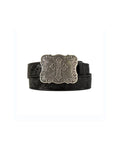M&F WESTERN Belts Nocona Women's Black Scrolling Cross Western Belt N3483801