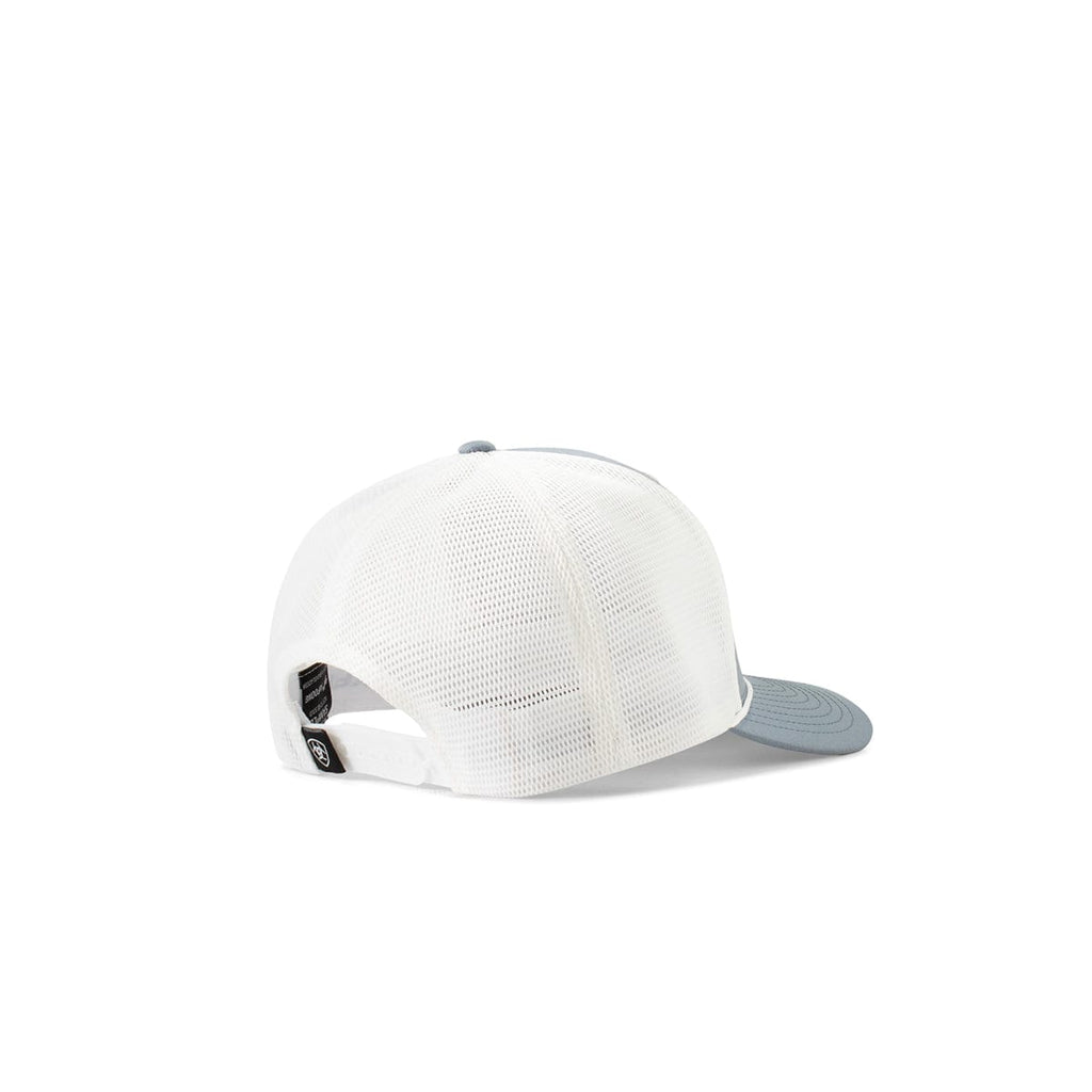 M&F WESTERN Hats Ariat Men's FlexFit Steel Blue & White Southwest Patch Snapback Ball Cap A300083427