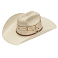 M&F WESTERN Hats M&F Western Men's Alamo Decorative Band with Pin Bangora Straw Cowboy Hat D52108