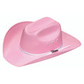 M&F Western Hats M&F Western Twister Infant Girls Pink Straw Western Hat T7102030