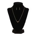 M&F WESTERN Jewelry M&F Western Women's Longhorn Bar Gold Necklace & Earring Set 30990