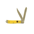M&F WESTERN Knife M&F Western Elk Ridge Yellow Gentleman's Knife DKER220MY